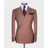 Mens Suits Blazers Ankomst Real Po Lapel Men Custom Wedding Tuxedo Terno Masculino Prom Groom 2 PCS Slim Fit Blazer Jacketpant 221121