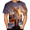 Herren T-Shirts 2022 Männer und Frauen Sommer Freizeithemd Est Mode 3D-gedrucktes Tier Niedliche atmungsaktive Tops