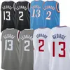 Män basket Kawhi Leonard Paul George Jersey Nicolas Batum Ivica Zubac Russell Westbrook Marcus Morris sr Norman Powell Terance Mann Bones Hyland Jerseys