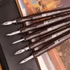 Fountain Pens Japen GREAT MASTER Dip Professional Comics Tools 5 Shaft 5 Nib Set 221122