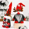 Noel dekorasyonları cnomes noel dekorasyonlar yaratıcı boynuzlar cüce süsler İsveç gnome nomas yüzsüz orman yaşlı adam hediyeler dhvbp