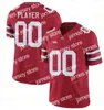 American College Football Wear Nik1 Custom Ohio State Buckeyes voetbalshirt 33 Jack Sawyer 3 Quinn Ewers 7 CJ Stroud 5 Garrett Wilson 1 Justin Fields 27 Eddie Geor