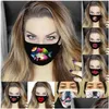 Máscaras de diseñador Diente de perro negro Boca Respirador Paño de protección Reutilizable Mascarilla A prueba de polvo Moda Mascarilla Earloop Transpirable Dhzzx