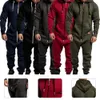 Sweats à capuche pour hommes Sweatshirts Vêtements d'hiver Doux Confortable Hommes Combinaison chaude 5 couleurs Hommes Combinaison Couleur unie pour le jogging 221122