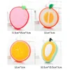 Cute Fruit-Shape Cleaning Sponges Washing Dishes Pot Multifunctional Thickened Wipe Decontamination Kitchen Supplies MJ1151