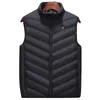 Parkas en duvet pour hommes automne et hiver de haute qualité zones de gilet chauffant vestes électriques manteau chauffant en graphène USB veste rembourrée chauffante 221123