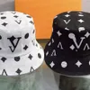 Mode Alphabet Eimer Hut Designer geizige Krempe Hüte für Männer Frau Casual Caps 2 Farben