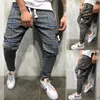 Men's Tracksuits M3xl Gym Men cal￧a cal￧a cal￧a casual Skinny Plaid Tracksuit Bottoms Joggers Sweat Streetwear 221122