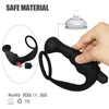 ss22 Seksspeeltje stimulator Seksspeeltje Anale vibrator voor mannen Ring Penis 10 snelheden Prostaatmassage Siliconen Climax Vertraging Buttplug Mannelijke Mas2528477