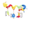Cartoon Baby Toy Toy Lav￡vel Cedro de beb￪ Lavagem de beb￪ pendurado chocalhamento de pel￺cia beetoy beetoy educa￧￣o infantil colorida sino brinquedo