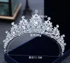 Rhinestone Barrettes Bridal Jewelry Tiara Crystal Princess Crown Headpiece trouwjurk Bridal Hair Accessoires