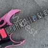 LVYBEST PURPLE 7V Electric Guitar Professional 중금속 밴드 Masters에 의해 만들어진 홈 기타 기타 라.