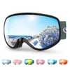 Ski Goggles Findway Child Mask Antifog УФ -защита очков для сноубординга для 310 совместимых с шлемом 221123