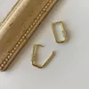 Creolen ALLME Trendy Gold Farbe Legierung Geometrisch Für Frauen Damen Funken Zirkon Koreanische Accessoires Geschenke