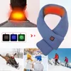 Lenços lenços de inverno aquecida mulher usb aquecimento de casal de pescoço de gola de pelúcia de xale pescoço 221122