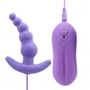 SS22 10 Speed ​​Anal Beads Vibrator Butt Pluct Stimulator Женский мастурбация мужская простата массажер секс -игрушка для взрослых