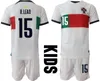 2022 Soccer Jerseys Portugisiska barn s￤tter Bruno Fernandes Diogo J. World Cup Portuguesa 2022 Joao Felix 22 23 Fotbollskjorta Bernardo Portugieser Kids Kit