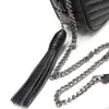 7A leather caviar designer bag black classic luxury shoulder handbag famous channel crossbody bag large capacity outdoor fringe camera designers wallet mini 18cm