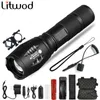 As lanternas tochas tochas z45 lanterna LED Ultra Bright Waterperspert Torch T6l2v6 Zoomable 5 modos Tactiacl lanterna para caça Uso 18650 Battery 221123