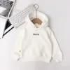 Pull Bébé Enfants Garçon Fille Vêtements À Capuche Lettre Bonjour Solide Plaine À Capuche Enfants Tops Automne Début Hiver Hoodies Manteau 221122