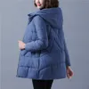 Piumino da donna Parka Giacca invernale da donna Lungo caldo Cappotto addensato da donna Parka imbottito in cotone Capispalla con cappuccio Plus Size 4XL H680 221123