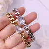 Link armbanden mode 2022 voor vrouw armband manchet bovenarm groothandel roestvrijstalen hoge kwaliteit Koreaanse geschenk charme sieraden