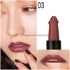 Lipstick 6Colors Lipstick Mushroom Pecker Penis Willy Shaped Lip Hens Night Party Makeups Long Lasting Matte Drop Delivery Health 6576186