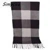 Sciarpe Simpcise Inverno Uomo Sciarpa in Cashmere Leggero Lungo Morbido Acrilico Scozzese Scialle Avvolgente Stile A3A17535 221122