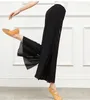 Stage Wear Latin Dance Skirt Adult Professional Dancing Solid Color Slit Women High Quality Rumba Samba Practice Dress