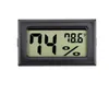 Svart/vit FY-11 Mini Digital LCD-miljö Termometer Hygrometerfuktighetstemperaturmätare i rumskylskåp Isbox SN313