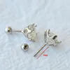 Stud Smyoue D Color 10CT 65mm 100% Small Earrings for Women 925 Silver Jewelry Gift Simulated Diamond Ear s 221119