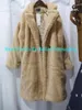 Feminino furão Bella Women Winter Warm Coat Long fêmea grossa ursinho de pelúcia casual solto fora de tamanho fora de moda roxa amarelo 221122