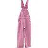 Women's Jumpsuits Rompers Jumpsuits Women Vintage Washed Ins Pink Retro Denim College Overalls Preppy Allmatch BF Spring Chic Solid Streetwear Sweet 221123