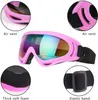 Skibrille Farbe Professioneller Schnee Winddicht X400 UV-SchutzOutdoor-Sportarten Antifog-Brille Snowboard Skaten ing 221130