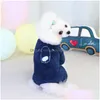 Vêtements pour chiens Vêtements pour chiens Vêtements Pull en coton Manteaux Combinaison Chihuahua Vêtements Manteau d'hiver Veste à capuche Pyjama Costume 20220106 Dh8Pg