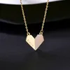 Romantique lettre d'amour coeur coquille s925 pendentif en argent collier femmes bijoux mode dame exquise luxe clavicule chaîne collier accessoire cadeau