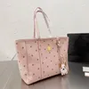 Fashion Tote boodschappentassen voor vrouwen grote capaciteit luxe handtas klassieke lederen brief bedrukte moeder schoudertas designer winkelt zak vrouwelijk werk handtassen groothandel