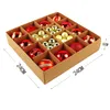 Christmas Decorations Tree Balls 42pcs 6cm Big Multicolor Ornaments Set for Home Party 221123