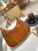 Afrodite Womens Chain Bag Luxury Underarm Shoulder Crescent Påsar Designer Kvinnor Söt Tote Handväska Damer Fashion Purse Wallet Half Moon Ryggsäck Crossbody Bag