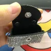 Gürtel Mehrzweck-Silbermetallkette mit Mini-funkelndem Vollrhinestone-Brusttaschenhalsketten-Perlen-Taillendekorationszubehör