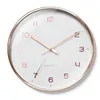 Zegary ścienne minimalistyczny cichy zegar nowoczesny design luksusowy nordycki elektroniczny zielony zielony Orologio Parete Decoration OB50GZ