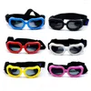 Köpek Giyim 1 PC Renkli Küçük Güneş Gözlüğü Rüzgar Geçirmez Boz Anti Gözlük Ayarlanabilir Kayış Pet UV Koruma Aksesuarları