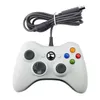 Game Controllers New USB Wired Xbox 360 With Logo Joypad Gamepad Black Controller With Retail box7928635