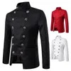 Mens Suits Blazers Slim Fit blazers Male Double Breasted Solid Color Nightclub Party Suit Jacket S2XL 221123