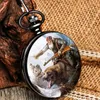 Montres de poche Cadeau pratique Courageux Justice Ours Homme Montre Individualité Durable Grand Cadran Pendentif Confortable Présente Pour Petit Ami