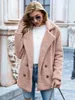 Dames bont faux herfst winter teddy jas vrouwen vrouwelijk oversized jas dames bovenkleding overjas dik warme pluche s 221123