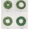 Decorative Flowers 50cm Artificial Fake Flower Christmas Garland Home Decoration Hanging Door Wedding Decor Wreath Plastic Green Plants