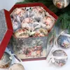 Juldekorationer 14st 75 cm trädbollar hängande ornament hängande bollplast hem semester navidad år dekor gåva 221123