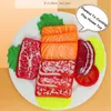 Cucine Gioca cibo Cucina per bambini Simulazione Barbecue Finta giapponese Sushi Tonno Gamberetti Wasabi Sashimi Set di giocattoli Ragazza Ragazzo Giocattoli da cucina Modello 221123