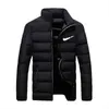 Men's Jackets Fashionable New Men's Winter New Casual Men's Jackets Stand Collar Parker Zipper Gasket G220302
